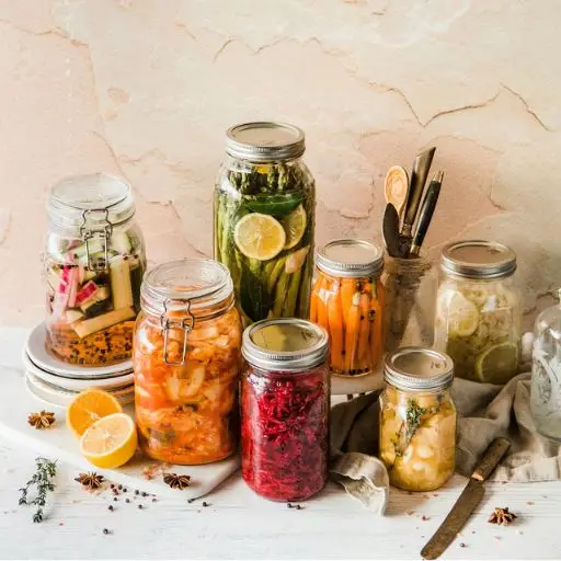 Fermentation variations in jars